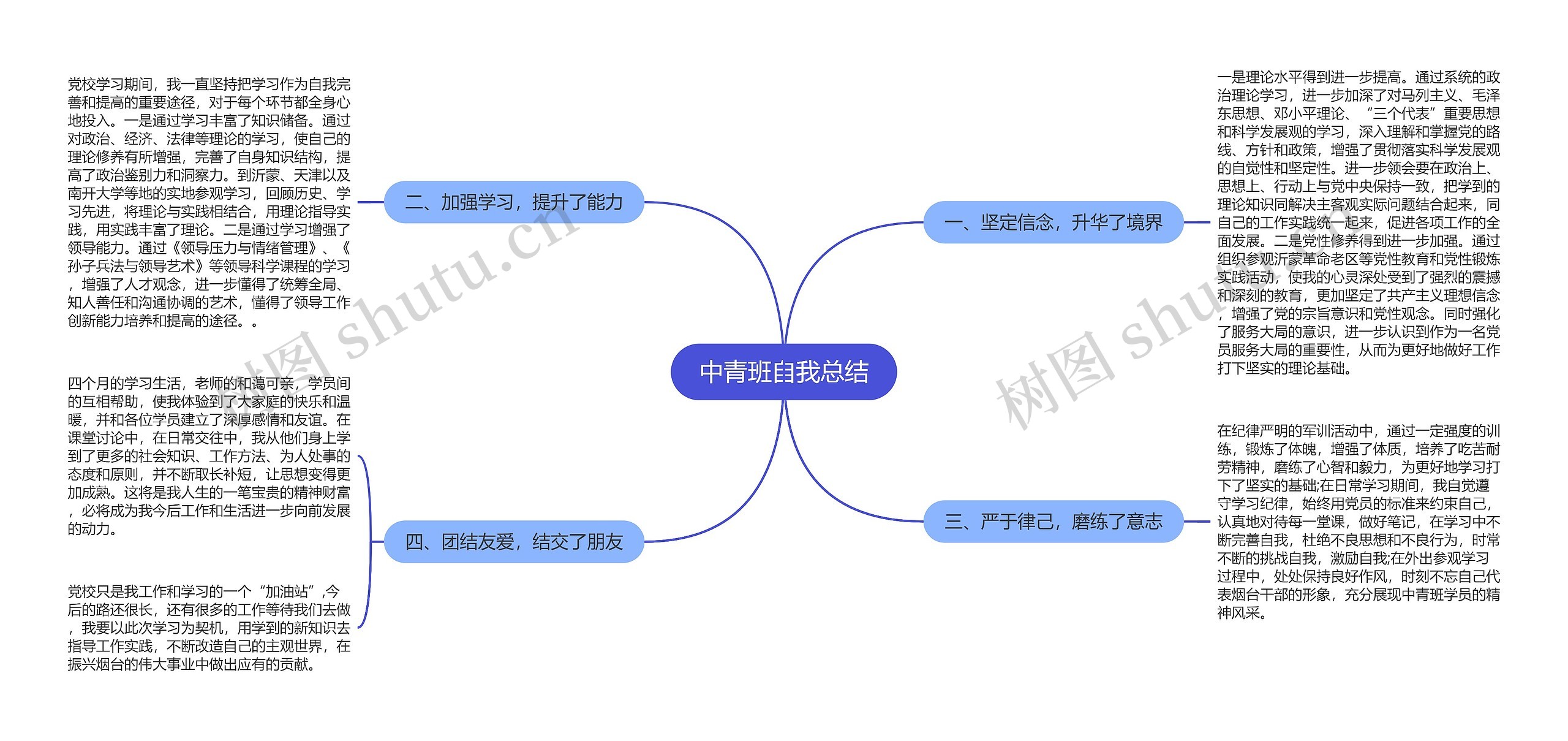 中青班自我总结