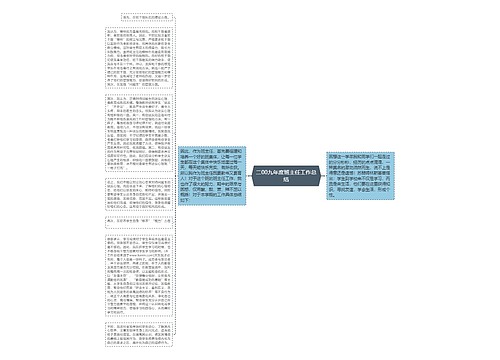 二00九年度班主任工作总结