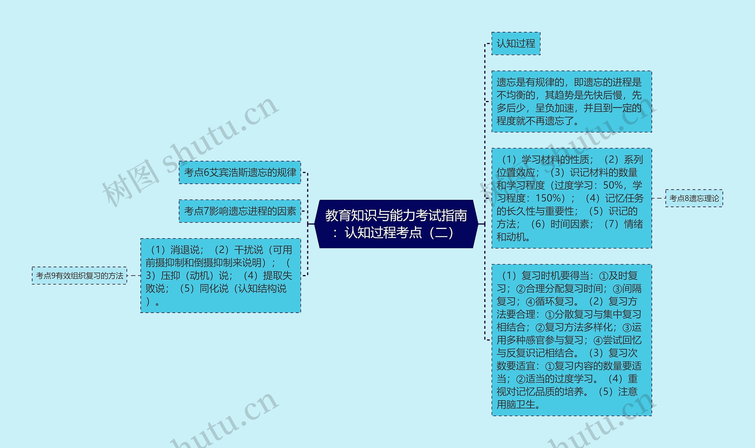 教育知识与能力考试指南：认知过程考点（二）