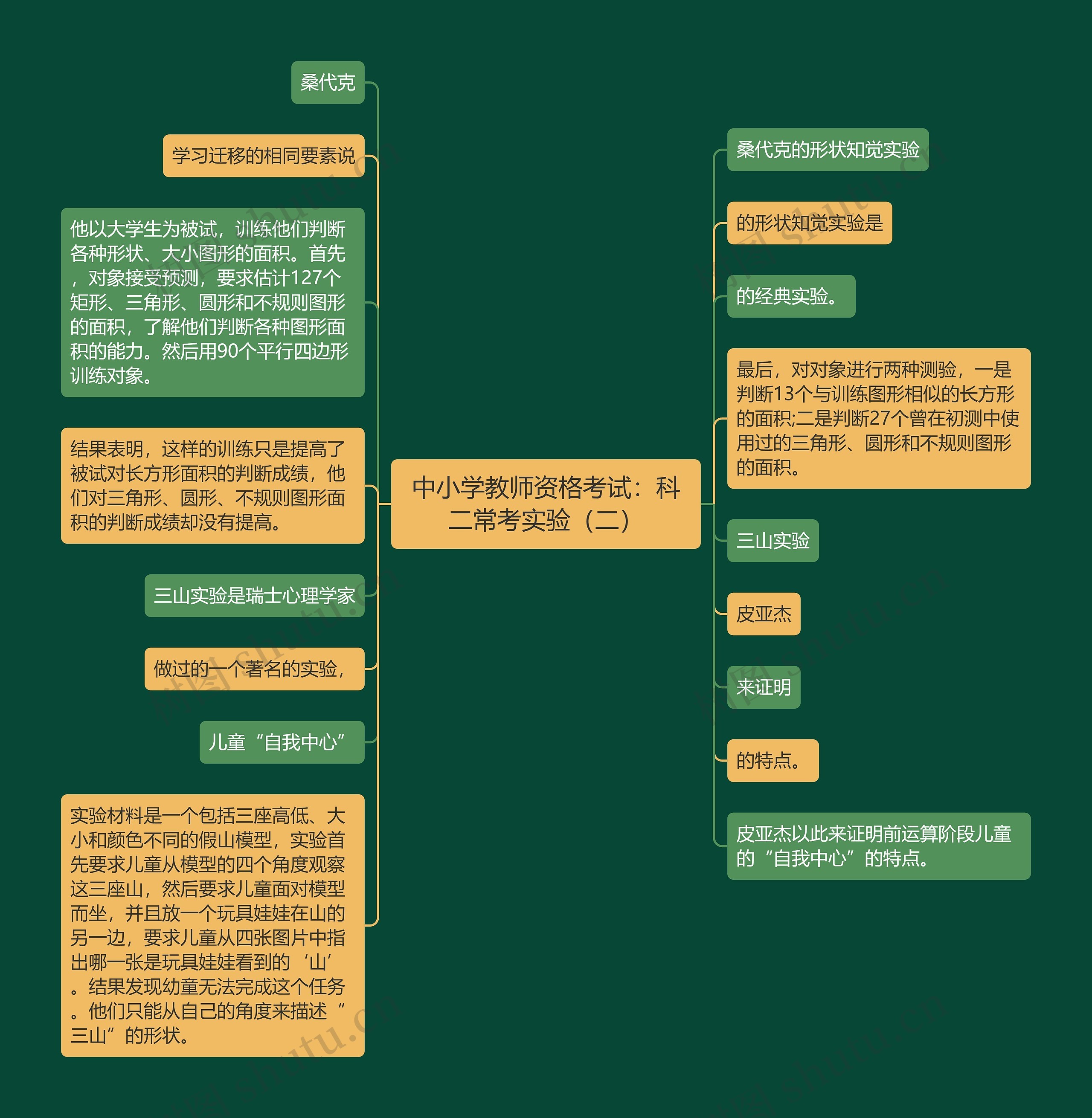 中小学教师资格考试：科二常考实验（二）