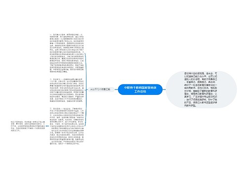 中职骨干教师国家级培训工作总结