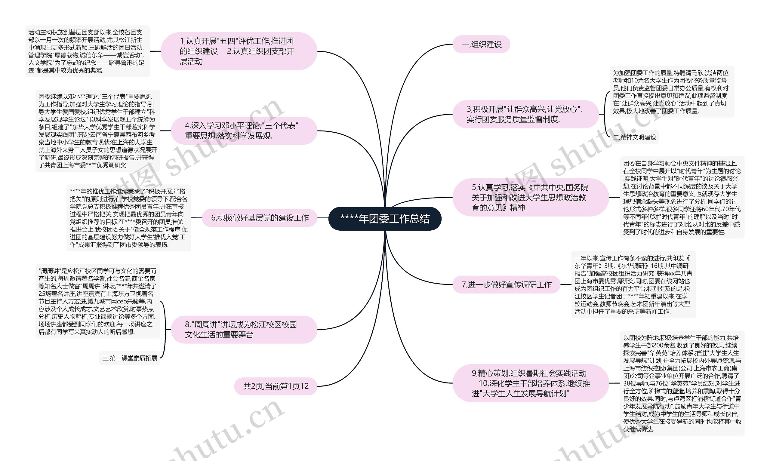 ****年团委工作总结