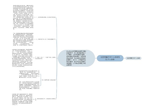 社区党建工作个人总结范文,个人总结-