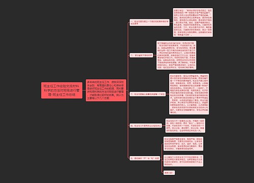 班主任工作经验交流材料 科学的方法对班级进行管理-班主任工作总结