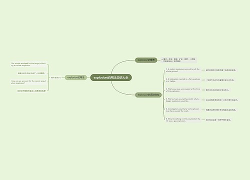explosion的用法总结大全