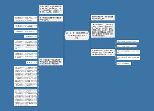 2018（下）教师资格考试：教育学论述题目解析（三）