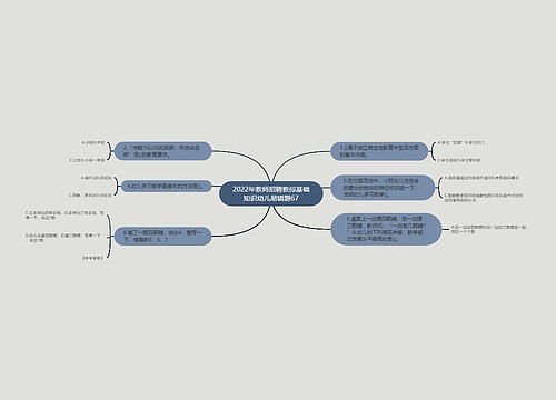 2022年教师招聘教综基础知识幼儿易错题67
