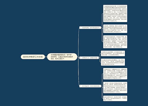 自然科学教研工作总结