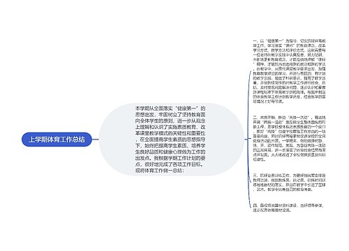 上学期体育工作总结