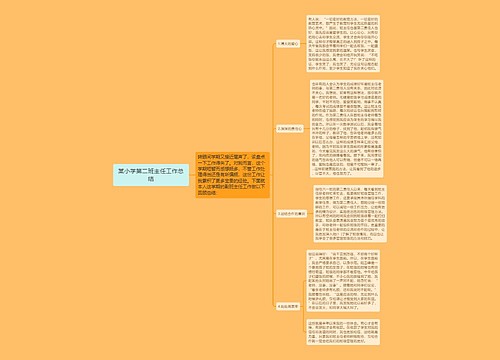 某小学第二班主任工作总结