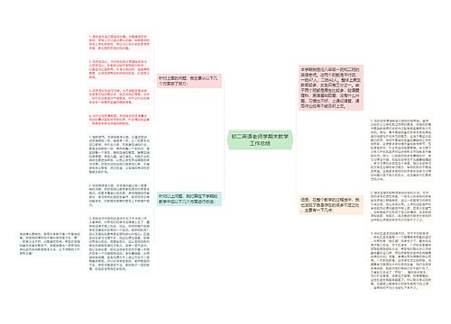 初二英语老师学期末教学工作总结