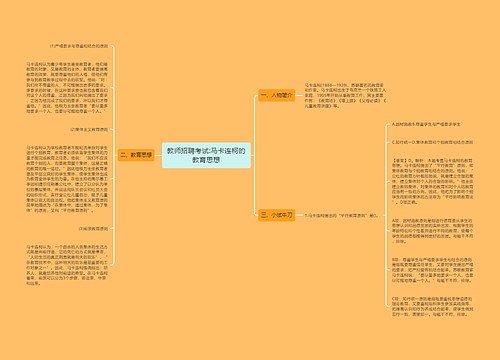 教师招聘考试:马卡连柯的教育思想