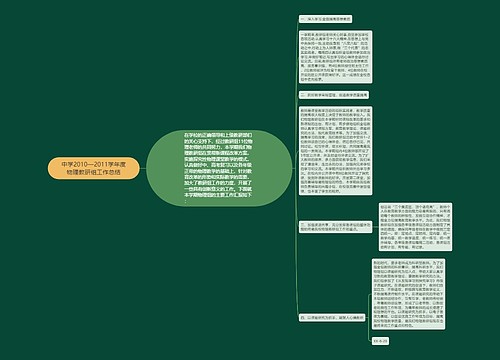 中学2010—2011学年度物理教研组工作总结