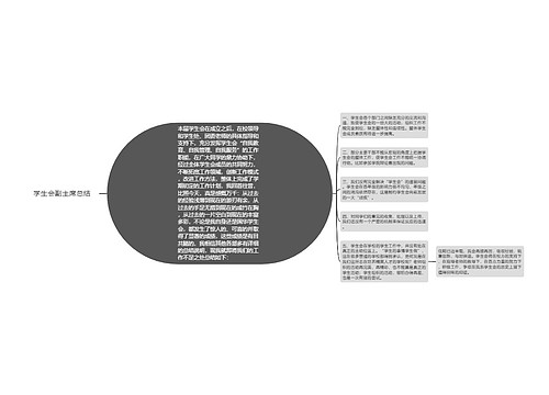 学生会副主席总结