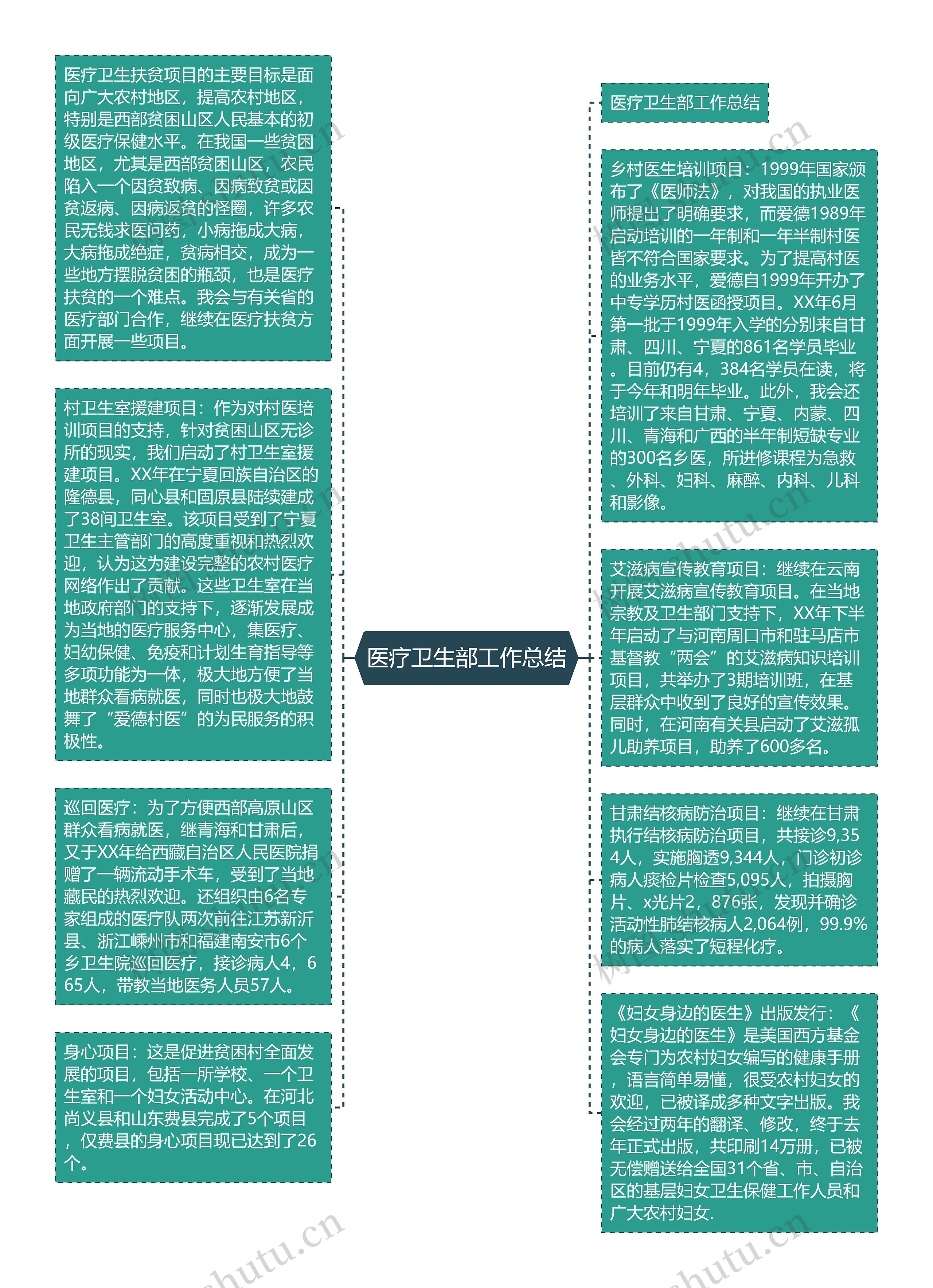 医疗卫生部工作总结