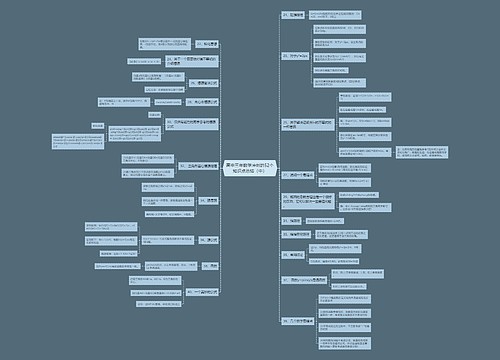 高中三年数学冲刺的52个知识点总结（中）