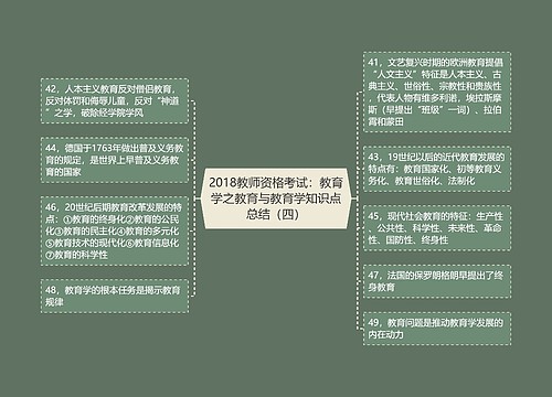 2018教师资格考试：教育学之教育与教育学知识点总结（四）