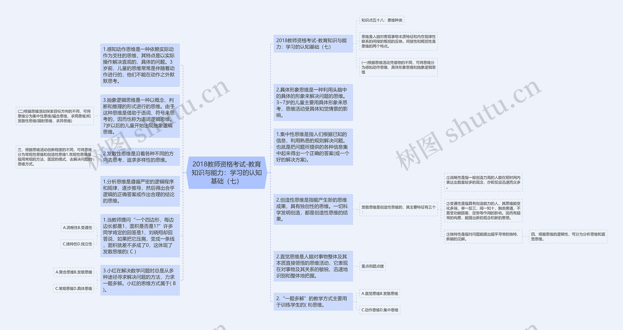 2018教师资格考试-教育知识与能力：学习的认知基础（七）