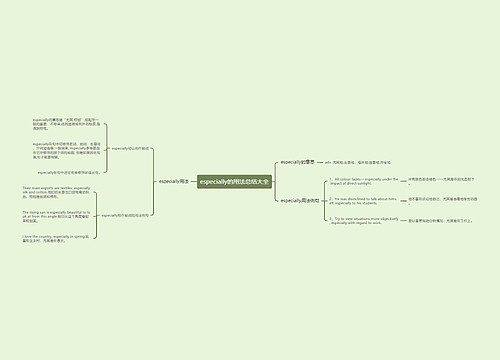 especially的用法总结大全