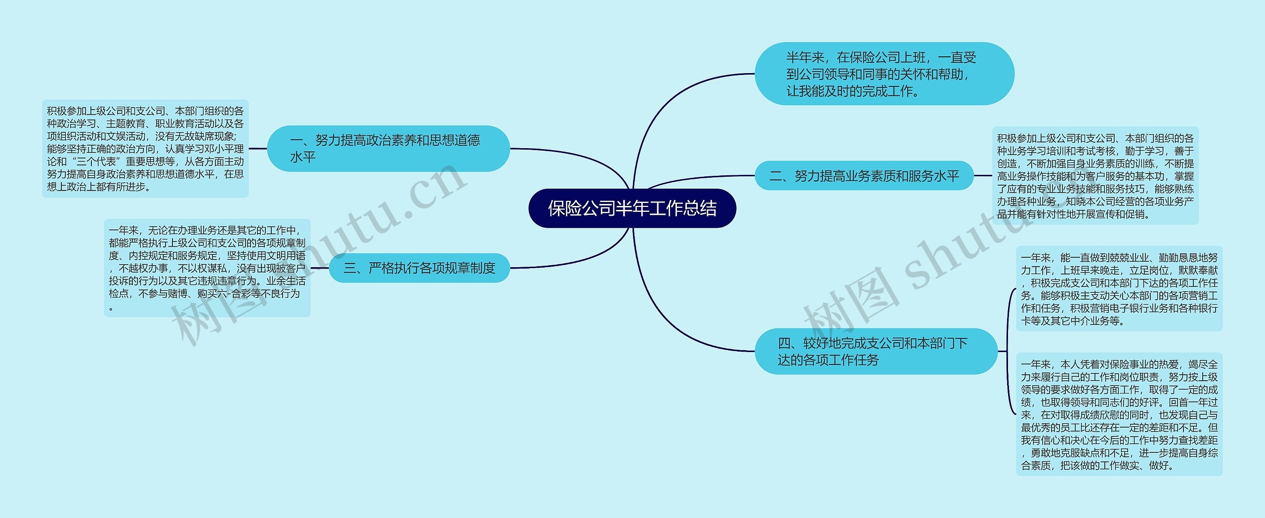 保险公司半年工作总结