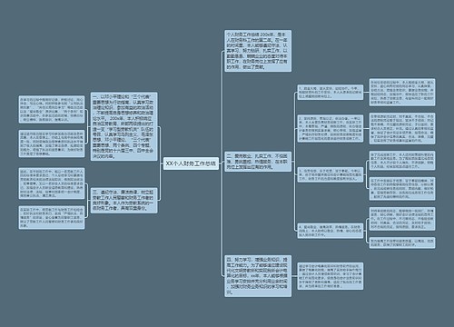 XX个人财务工作总结