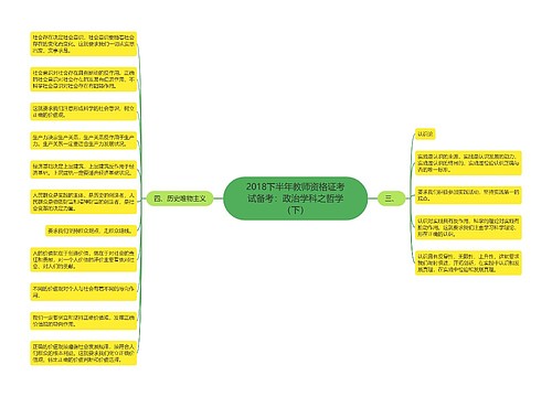 2018下半年教师资格证考试备考：政治学科之哲学（下）