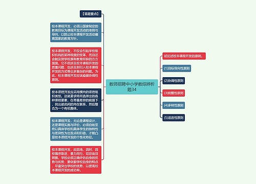 教师招聘中小学教综辨析题34