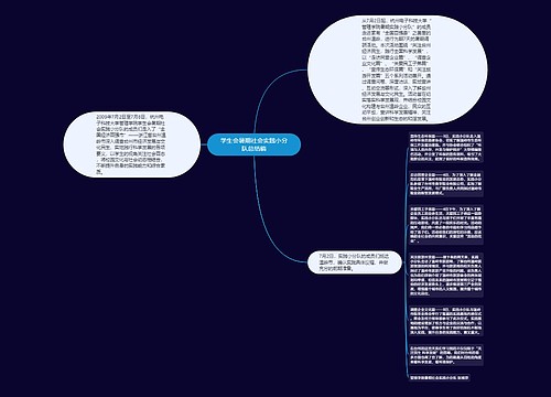 学生会暑期社会实践小分队总结稿