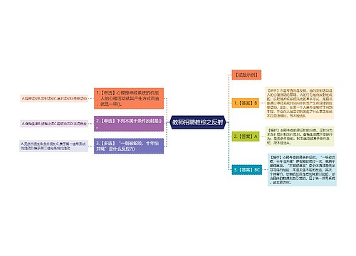 教师招聘教综之反射