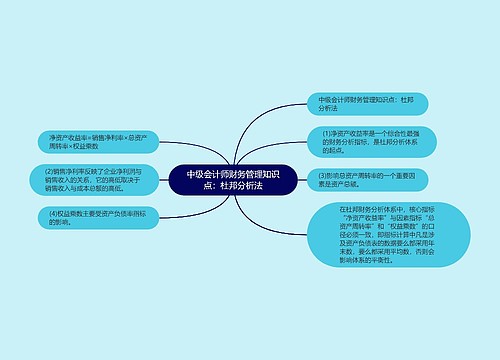 中级会计师财务管理知识点：杜邦分析法