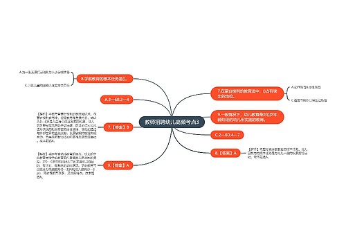 教师招聘幼儿高频考点3