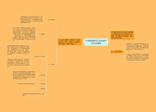 中学数学教师工作总结示范文本推荐