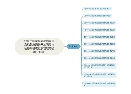 北京市国家税务局转发国家税务总局关于加强货物运输业税收征收管理的通知的通知  