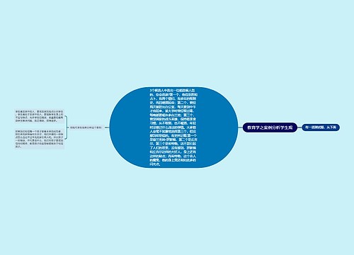 教育学之案例分析学生观