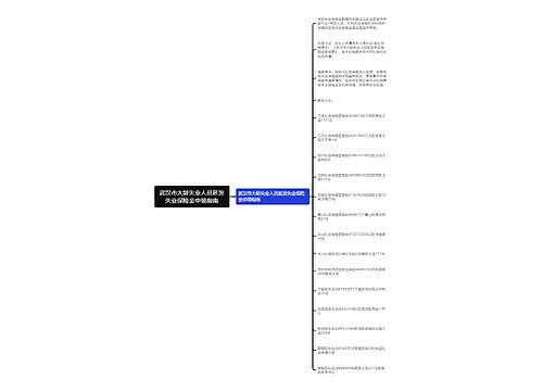 武汉市大龄失业人员延发失业保险金申领指南