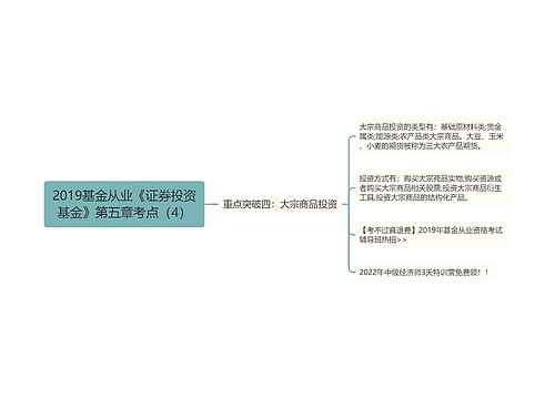 2019基金从业《证券投资基金》第五章考点（4）