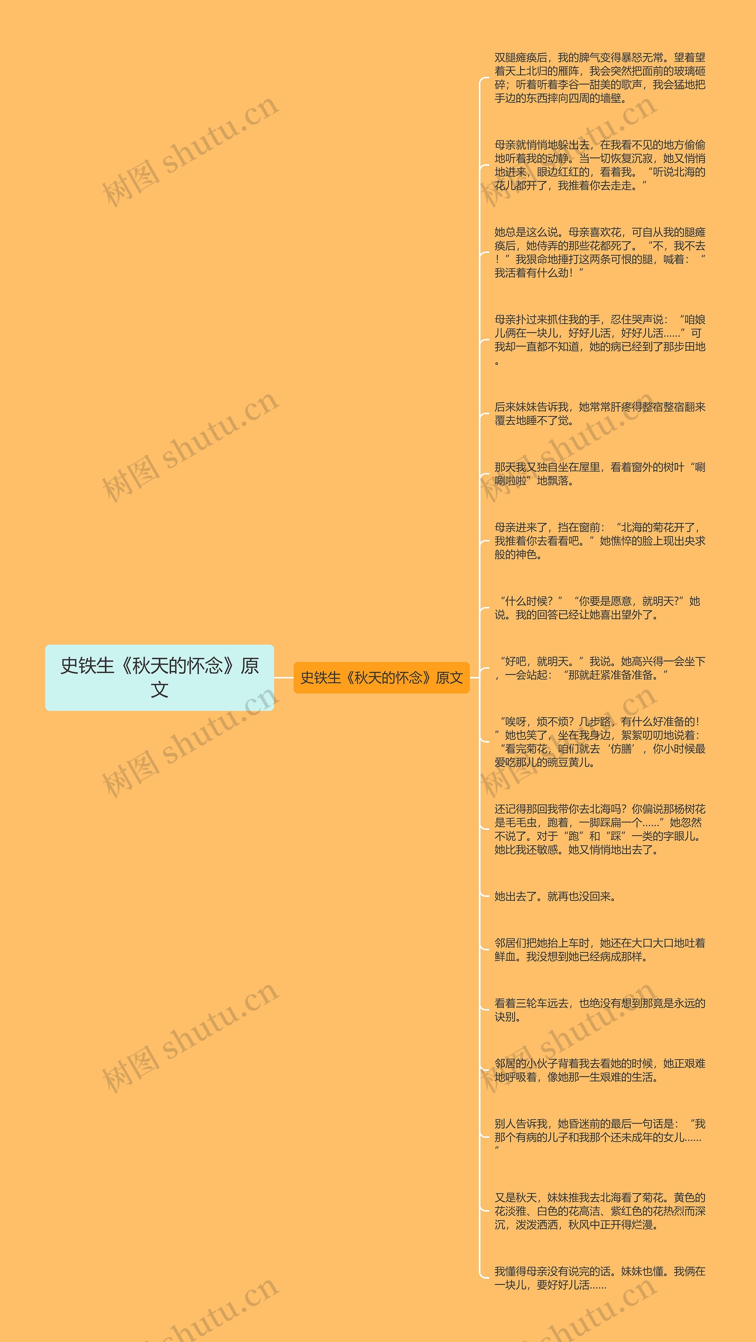 史铁生《秋天的怀念》原文