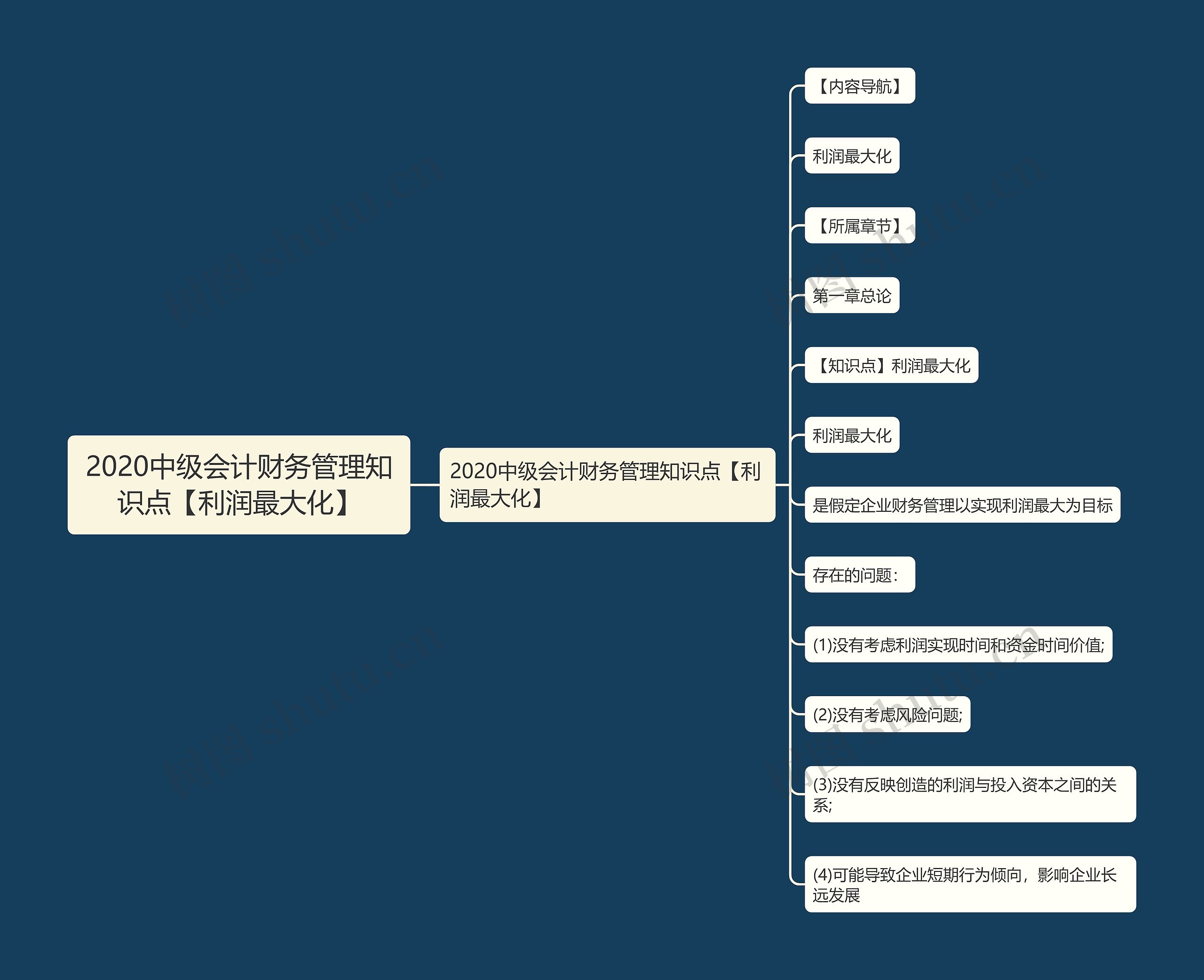 2020中级会计财务管理知识点【利润最大化】