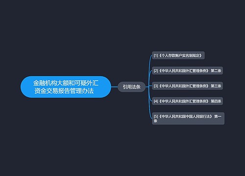 金融机构大额和可疑外汇资金交易报告管理办法  