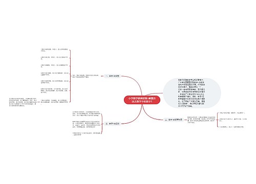 小学数学教师招聘-解题方法之数学中的数字1 小学数学教师招聘-解题方法之数学中的数字1