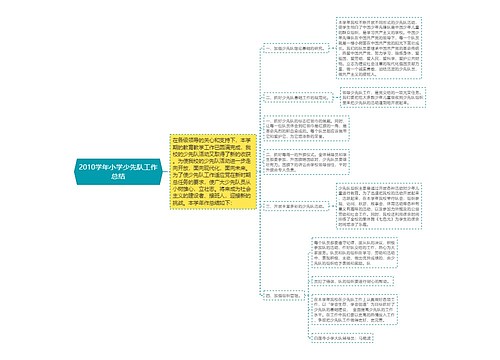 2010学年小学少先队工作总结