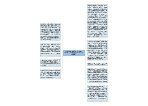 上海对假造销售知名商标者案宣判