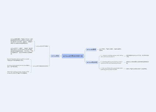 serious的用法总结大全