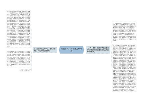 地税分局文明创建工作总结