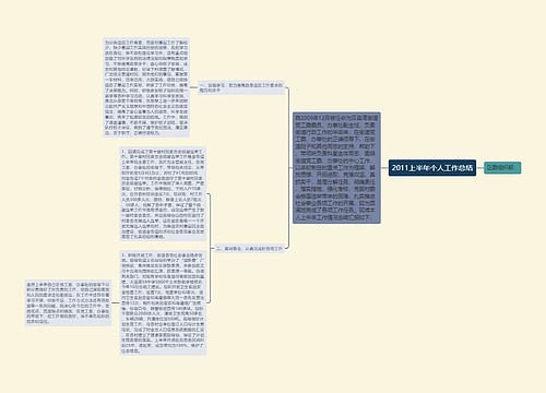 2011上半年个人工作总结