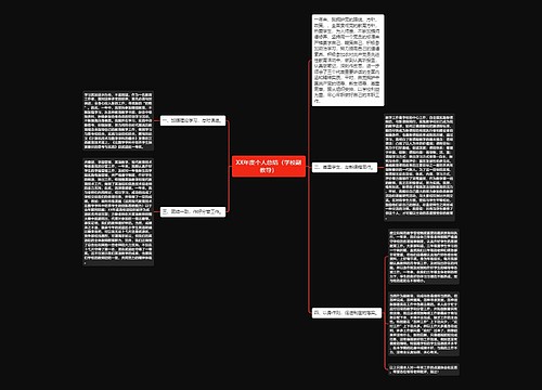 XX年度个人总结（学校副教导）