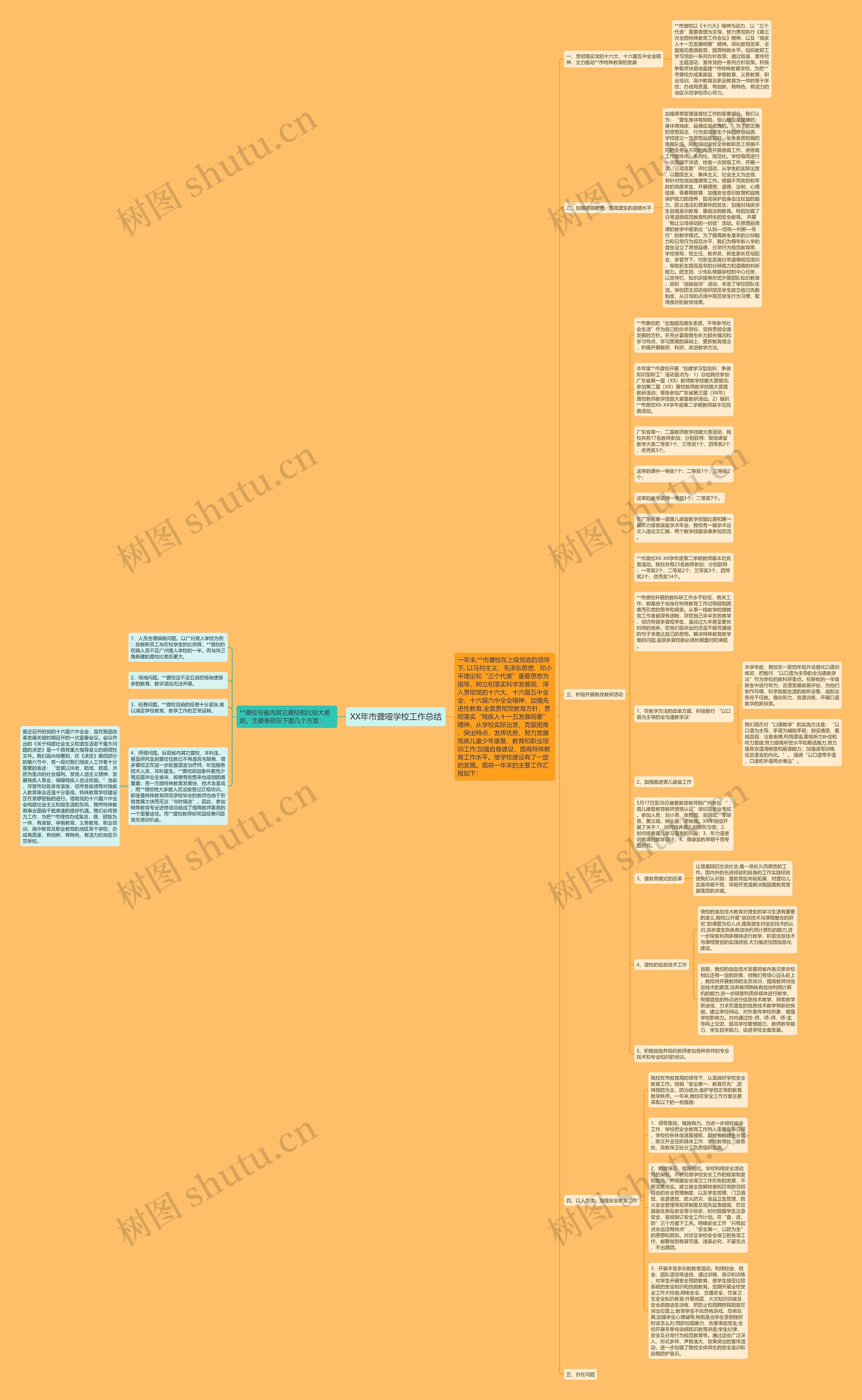 XX年市聋哑学校工作总结