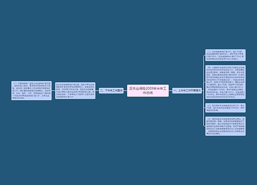 区失业保险2009年半年工作总结