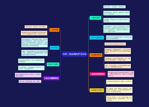 分享一些实用的学习方法