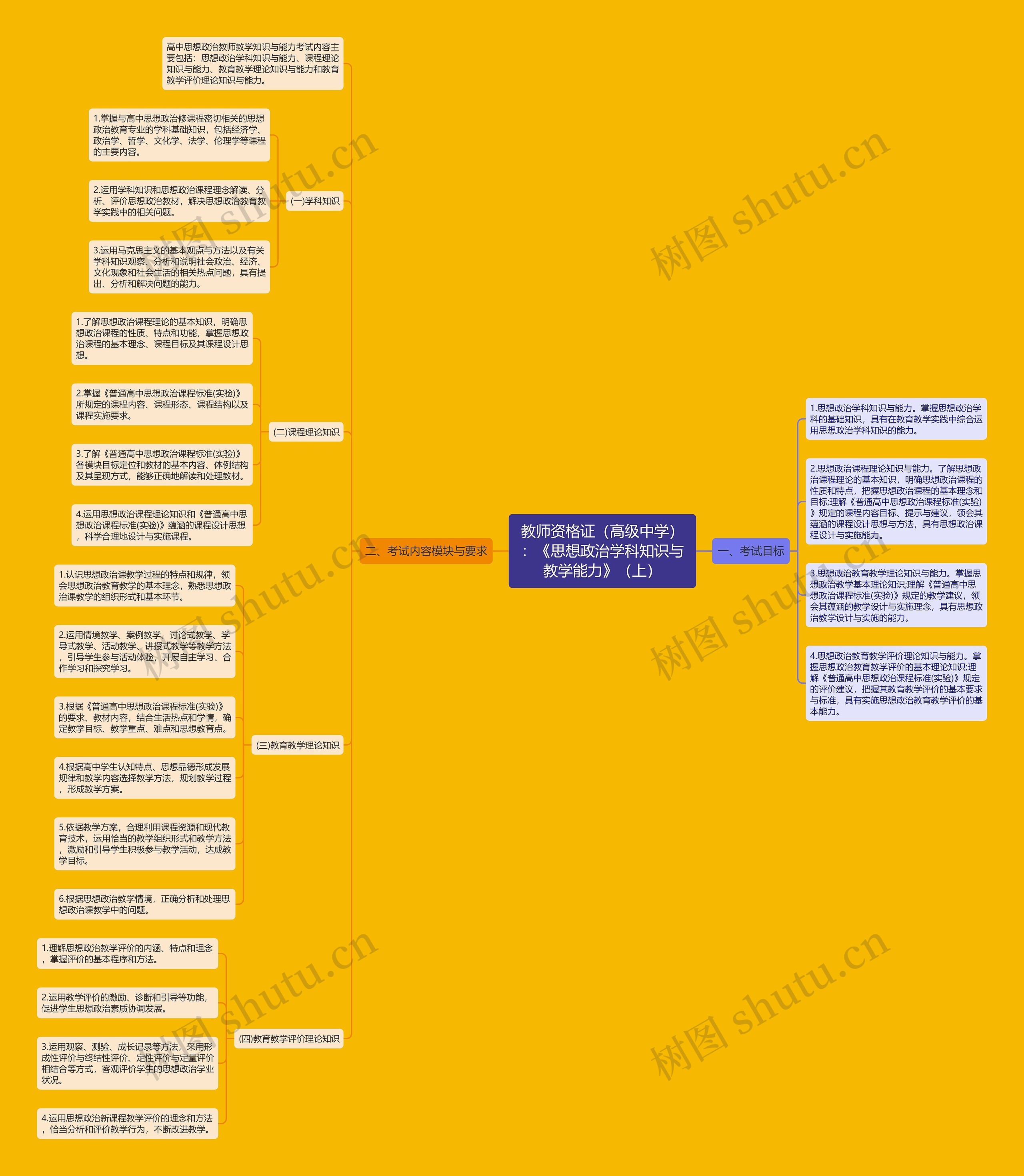 教师资格证（高级中学）：《思想政治学科知识与教学能力》（上）